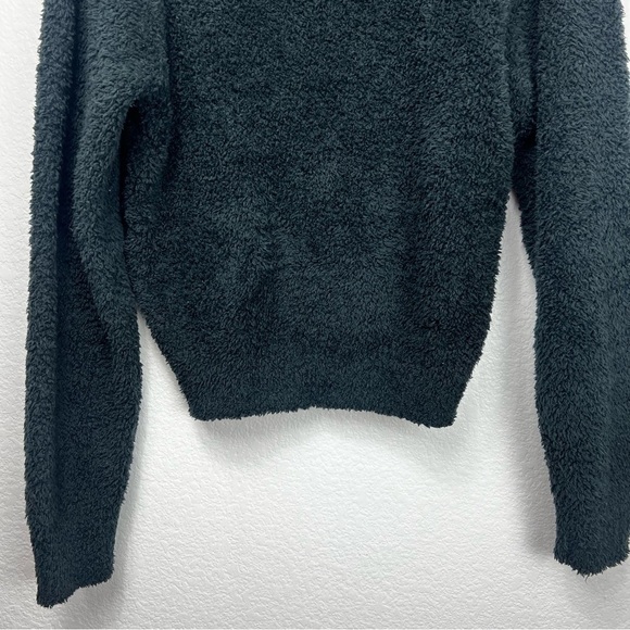 Skims sweater knit unisex black pullover crew neck soft size XXS/S - Picture 3 of 10